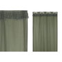 DKD Home Decor Cortina de Algodón Reciclado con Flecos Verde
