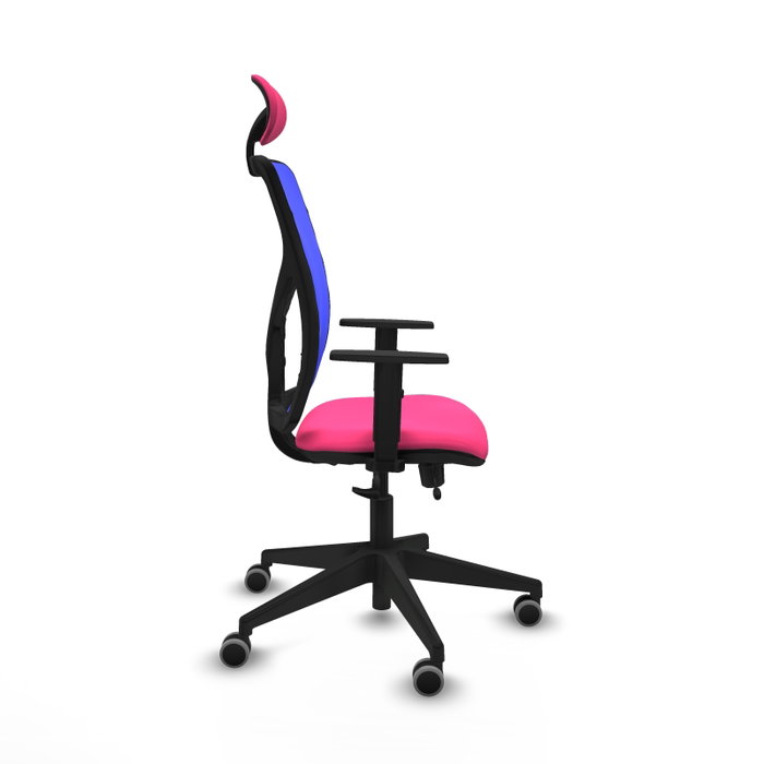 PIQUERAS Y CRESPO Silla de oficina Motilla con mecanismo Sincro/Traslack, Rosa y Azul PIQUERAS Y CRESPO Silla de oficina Motilla con mecanismo Sincro/Traslack, Rosa y Azul