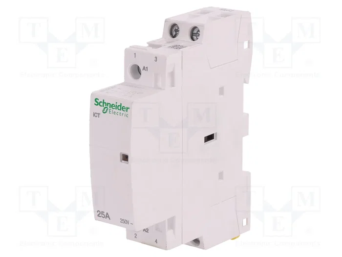 Schneider Electric Contactor ICT 2-polar 25A 24VAC NA x2 Schneider Electric Contactor ICT 2-polar 25A 24VAC NA x2