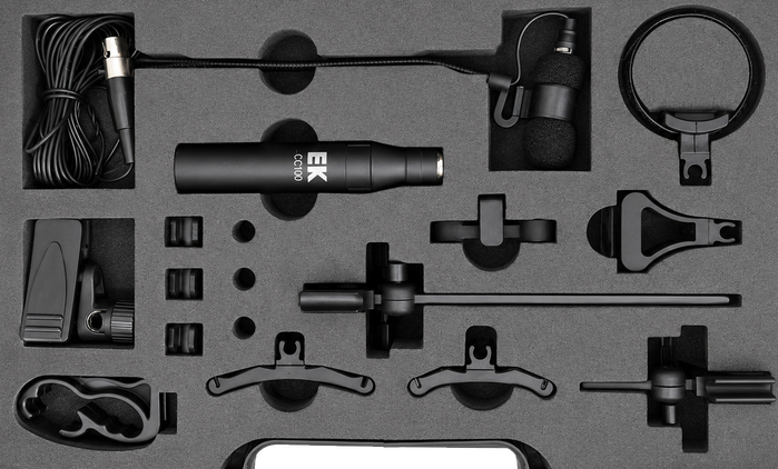 Ek Kit de micrófono para instrumentos MIC100KIT Ek Kit de micrófono para instrumentos MIC100KIT