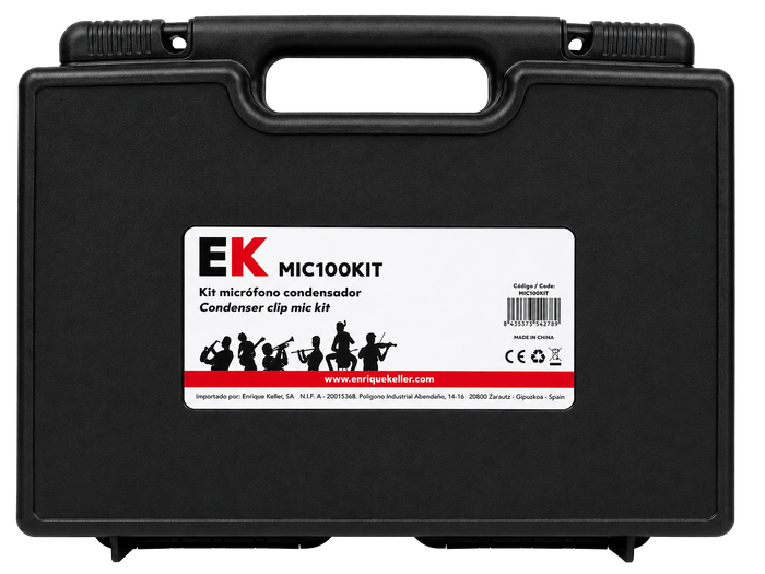 Ek Kit de micrófono para instrumentos MIC100KIT Ek Kit de micrófono para instrumentos MIC100KIT