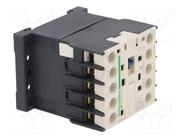 SCHNEIDER ELECTRIC Contactor TeSys K LC1K12004B7 4-polar 12A 24VAC