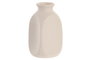 DKD Home Decor Jarrón de Gres Rugoso Blanco 10x10x18 cm