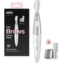 Braun FG1106 Mini recortadora de precisión para Bikini, 1 velocidad, a Batería, Gris/Blanco