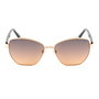 Guess GU00102-5632F Gafas de sol para mujer con estructura dorada y lentes marrones