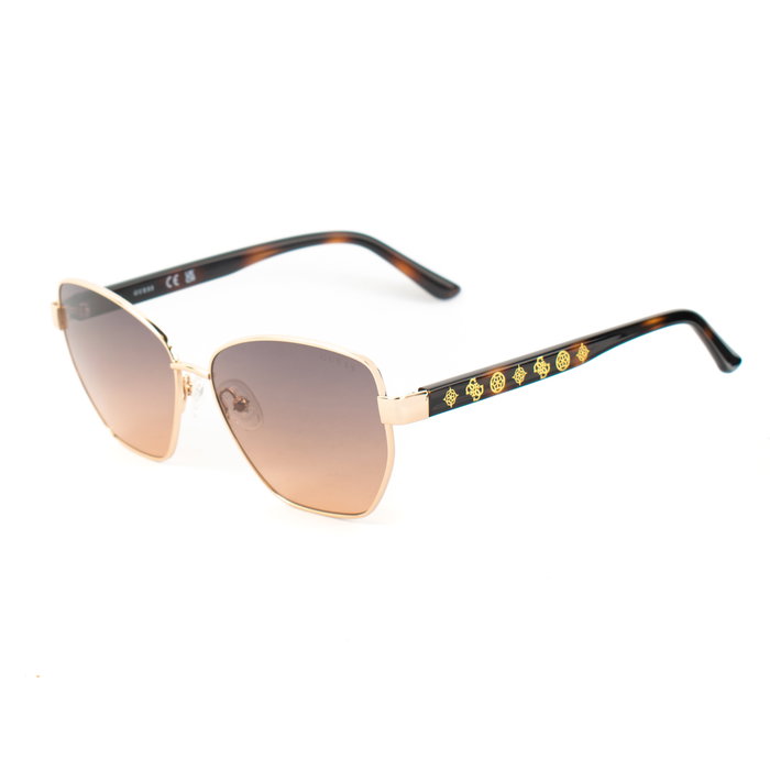 Guess GU00102-5632F Gafas de sol para mujer con estructura dorada y lentes marrones Guess GU00102-5632F Gafas de sol para mujer con estructura dorada y lentes marrones
