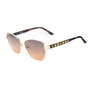 Guess GU00102-5632F Gafas de sol para mujer con estructura dorada y lentes marrones