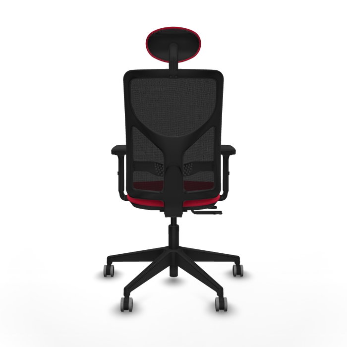 PIQUERAS Y CRESPO Silla de oficina Motilla con mecanismo Sincro/Traslack, Rojo y Negro PIQUERAS Y CRESPO Silla de oficina Motilla con mecanismo Sincro/Traslack, Rojo y Negro