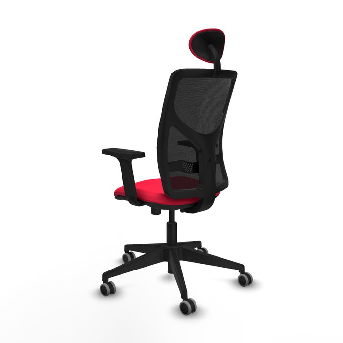 PIQUERAS Y CRESPO Silla de oficina Motilla con mecanismo Sincro/Traslack, Rojo y Negro PIQUERAS Y CRESPO Silla de oficina Motilla con mecanismo Sincro/Traslack, Rojo y Negro