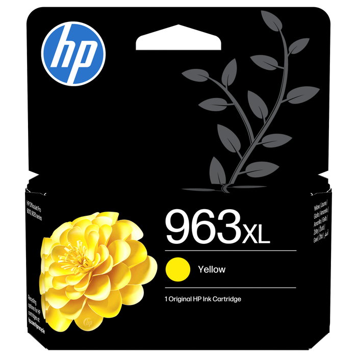 HP 963XL Cartucho de Tinta Amarillo de Alto Rendimiento (XL)