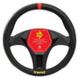 Momo Funda de Volante Elegant Universal Negro y Rojo 38-39cm