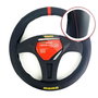 Momo Funda de Volante Elegant Universal Negro y Rojo 38-39cm