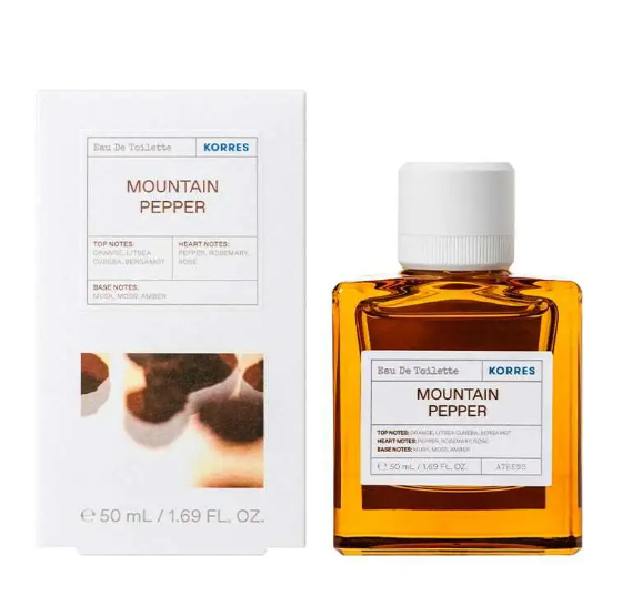 Korres Mountain Pepper Eau de Toilette 50 ml Spray