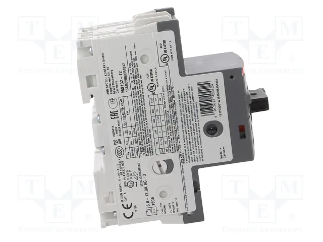 ABB MS132-12 Interruptor motorizado 5,5kW 208÷690VAC