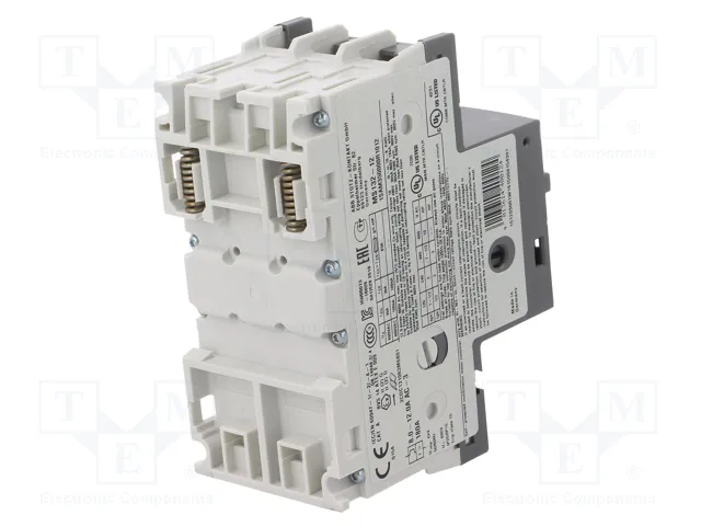 ABB MS132-12 Interruptor motorizado 5,5kW 208÷690VAC
