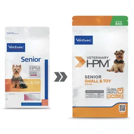 Virbac Pienso Veterinary Senior Small & Toy Dog para Perros Pequeños y Miniatura a partir de los 10 años, 7 kg