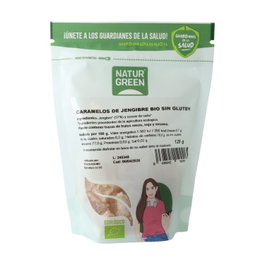 NaturGreen Caramelos de Jengibre Bio Gominola 125g