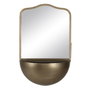 Ixia Espejo Oro Envejecido Metal-Cristal 40 x 20 x 37 cm