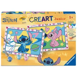 Ravensburger CreArt Junior Arte con Números Punto, Kit de Pintura por Números para Niños a partir de 5 años, Referencia: 12023214