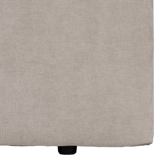 Cabecero Crema Tejido Dormitorio 165 X 8 X 125 cm Cabecero Crema Tejido Dormitorio 165 X 8 X 125 cm