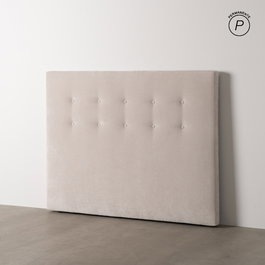 Cabecero Crema Tejido Dormitorio 165 X 8 X 125 cm