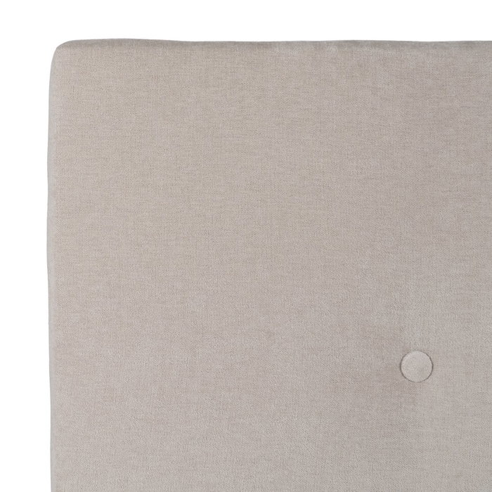 Cabecero Crema Tejido Dormitorio 165 X 8 X 125 cm Cabecero Crema Tejido Dormitorio 165 X 8 X 125 cm