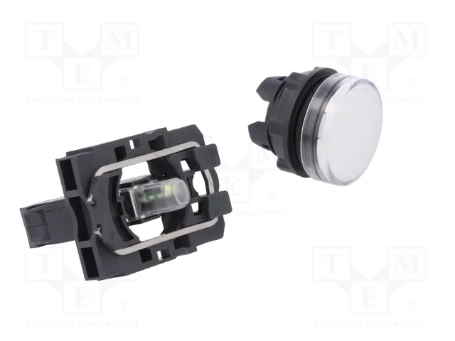 SCHNEIDER ELECTRIC Lámpara de control Harmony XB5 ZBVM 22mm Blanco