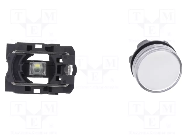 SCHNEIDER ELECTRIC Lámpara de control Harmony XB5 ZBVM 22mm Blanco