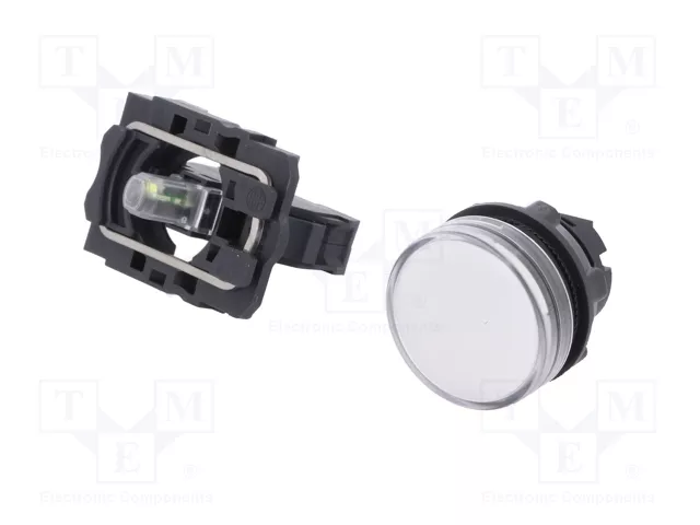 SCHNEIDER ELECTRIC Lámpara de control Harmony XB5 ZBVM 22mm Blanco
