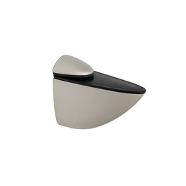 HERRAJES ALK Pelikano Soporte Estante para Cristal y Madera Regulable 0-40mm Acabado Níquel Zamak 105mm