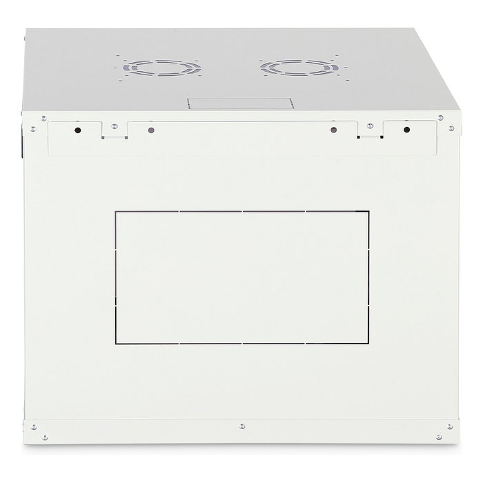 Digitus DN-600600 Rack Mural Dynamic-N 9U, 600x600mm (AnxPr), Acero/Vidrio, Bloqueo, Rieles, Gestión de Cables, Capacidad 60 kg, Color Gris Claro