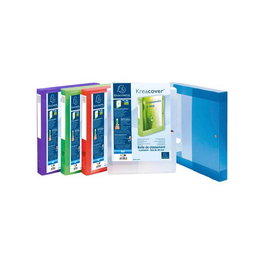 Carpeta De Proyectos Exacompta Exabox Pp Kreacover A4 4 Cm Surtido (5 Col.)
