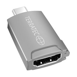 Terratec CONNECT C12 Adaptador USB-C a HDMI Gris