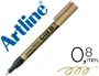 Artline EK-999 Rotulador Permanente Tinta Metálica Oro Punta Redonda 0.8 mm