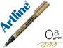 Artline EK-999 Rotulador Permanente Tinta Metálica Oro Punta Redonda 0.8 mm