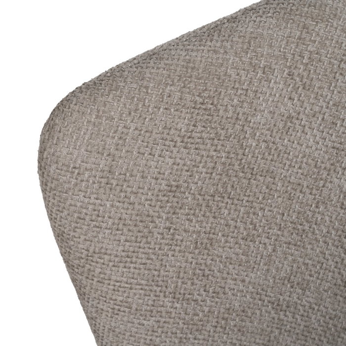 Silla Gris Tejido-Metal Contract 52,50 X 55 X 80 cm (Set de 2)