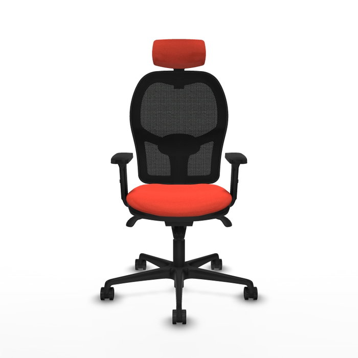 PIQUERAS Y CRESPO Silla de oficina Jorquera Sincro Naranja y Negro PIQUERAS Y CRESPO Silla de oficina Jorquera Sincro Naranja y Negro
