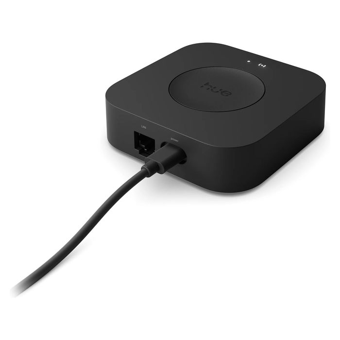 Philips Hue Bridge EU V3 Inalámbrico Bluetooth Negro Controlable con App para Hogar Inteligente
