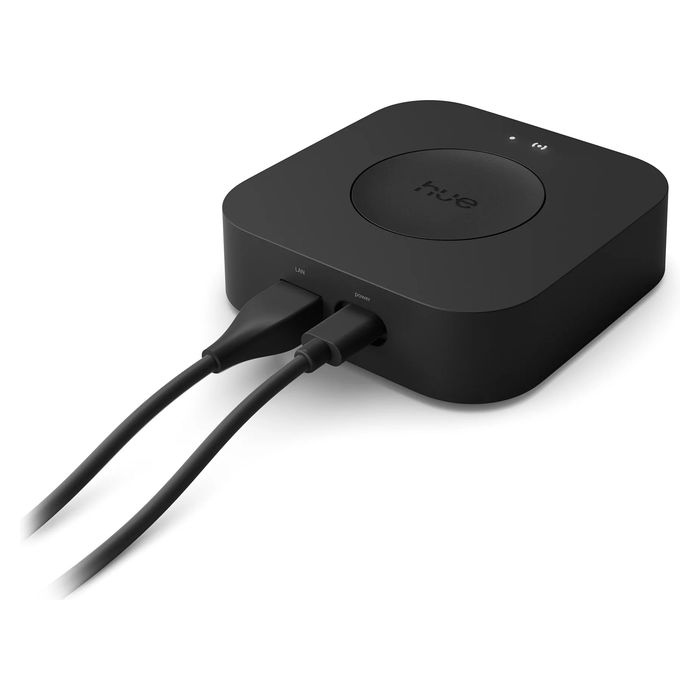 Philips Hue Bridge EU V3 Inalámbrico Bluetooth Negro Controlable con App para Hogar Inteligente