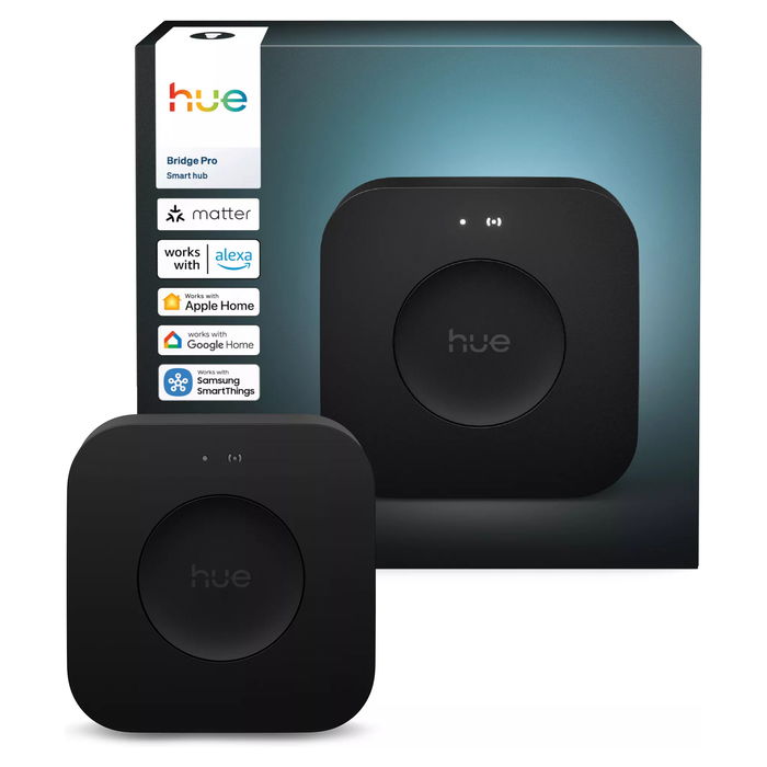 Philips Hue Bridge EU V3 Inalámbrico Bluetooth Negro Controlable con App para Hogar Inteligente