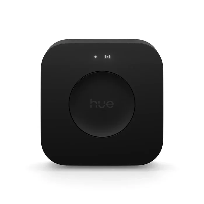 Philips Hue Bridge Pro V3, Hub Inalámbrico Bluetooth para Smart Home, Compatible con Alexa y Google Assistant, Controla hasta 150 Bombillas Philips Hue, Versión UE, Negro