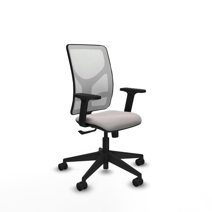 PIQUERAS Y CRESPO Silla de oficina Motilla Blanca con mecanismo Sincro PIQUERAS Y CRESPO Silla de oficina Motilla Blanca con mecanismo Sincro