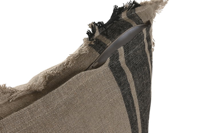 DKD Home Decor Cojín de Lino Natural 50x50 cm