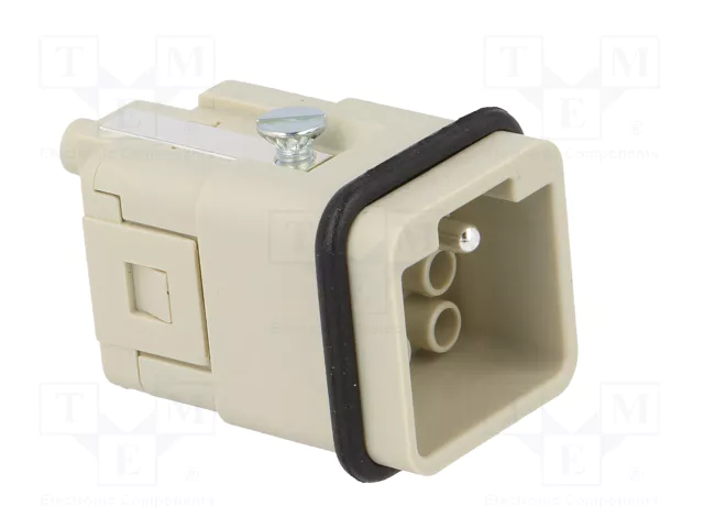 HARTING Han Q 7/0-M Plantilla de Contacto Macho 7+PE HARTING Han Q 7/0-M Plantilla de Contacto Macho 7+PE
