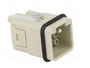 HARTING Han Q 7/0-M Plantilla de Contacto Macho 7+PE