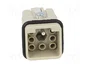 HARTING Han Q 7/0-M Plantilla de Contacto Macho 7+PE