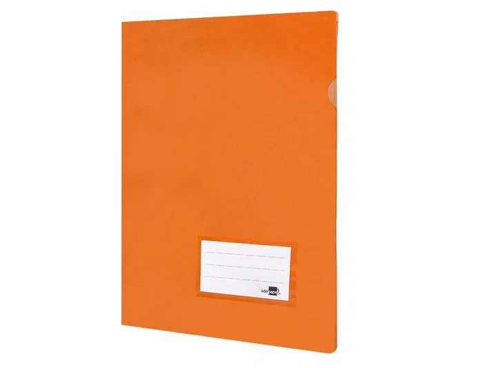 Liderpapel Carpeta Dossier Uñero A4 Naranja Fluor Opaco Polipropileno