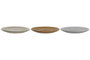 DKD Home Decor Platos de Gres Jaspeados Surtidos VINTAGE 24