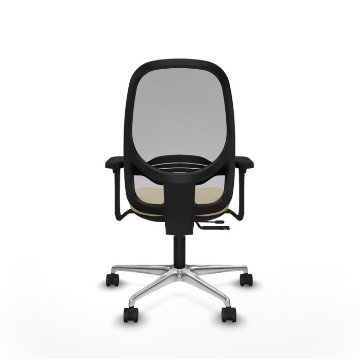 PIQUERAS Y CRESPO Silla de oficina Cilanco con mecanismo Sincro/Traslack, Crema y Gris PIQUERAS Y CRESPO Silla de oficina Cilanco con mecanismo Sincro/Traslack, Crema y Gris