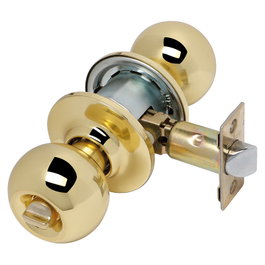 TESA Pomo de bola para baño con condena/descondena y acabado latón pulido